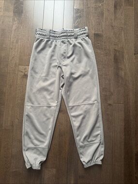 Kids Rawlings Baseball Pants - Light Gray